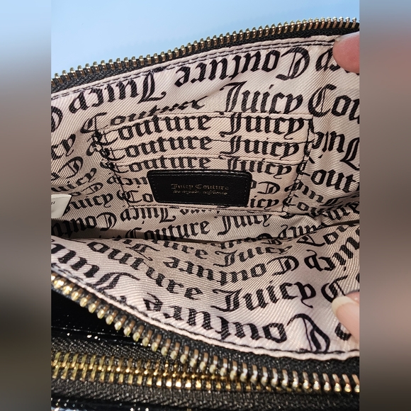 NWT Juicy Couture Crossbody Double Trouble Licorice Crown - Picture 4 of 9